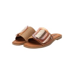 Refresh 172861 sandali donna in similpelle cotone camel 2
