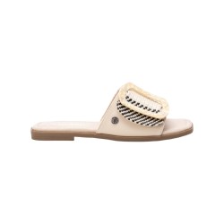 Refresh 172861 sandali donna in similpelle cotone beige