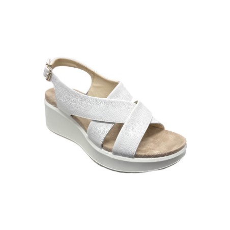 Enval Soft 7792322 sandali donna in pelle bianco