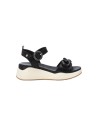 Carmela 162331 sandali donna in pelle nero Carmela - 1 Carmela Shoes sandali donna in pelle con chiusura fibbia 