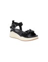 Carmela 162331 sandali donna in pelle nero Carmela - 2 Carmela Shoes sandali donna in pelle con chiusura fibbia 