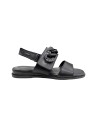 Igi&Co 7686500 sandali donna in pelle nero Igi&Co - 1 Igi&amp;Co sandali donna in vera pelle con chiusura velcro 