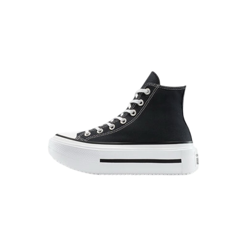 Converse Ctas Lift Double Stack Hi A12975C sneakers donna in tela nero