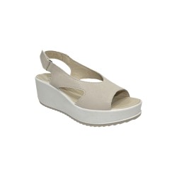 Igi&Co 7666033 sandali donna in pelle panna 2