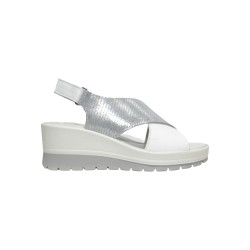 Igi&Co 7664755 sandali donna in pelle bianco argento