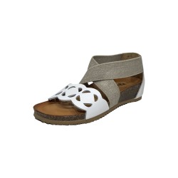 Igi&Co 7698000 sandali donna in pelle gaucho bianco 2