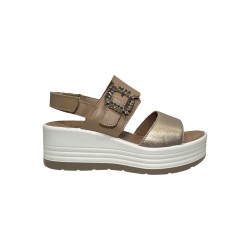 Igi&Co 7667311 sandali donna in pelle champagne