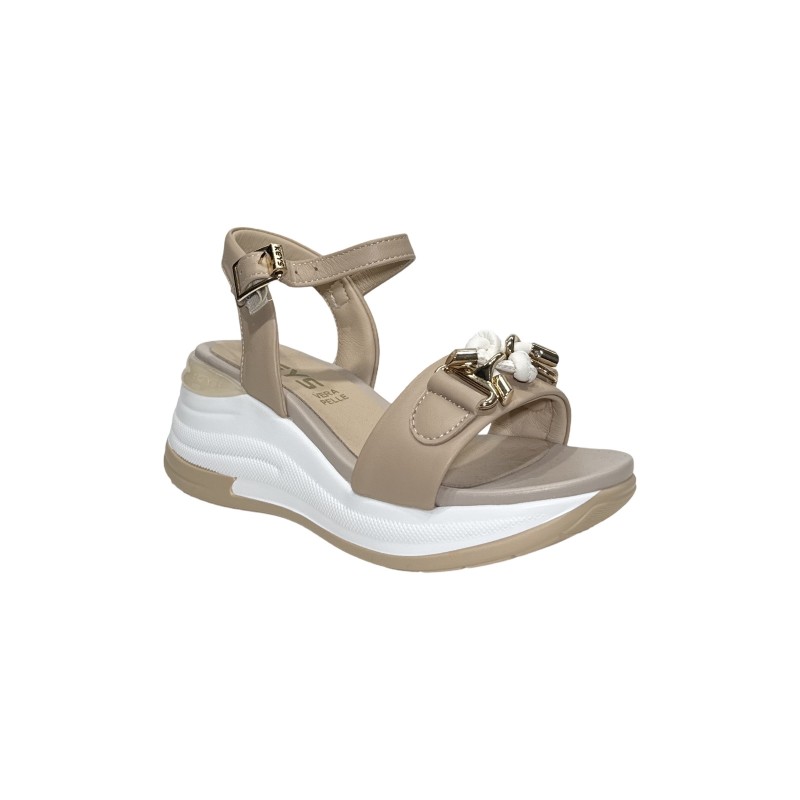 Keys K-11090 sandali donna in pelle beige