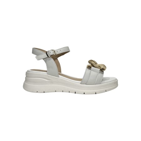 Keys K-11113 sandali donna in pelle bianco