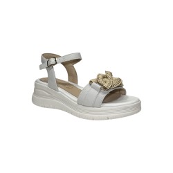 Keys K-11113 sandali donna in pelle bianco 2