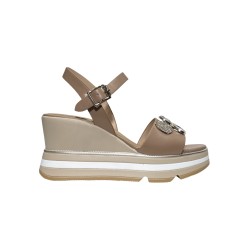 Keys K-11023 sandali donna in pelle color nocciola
