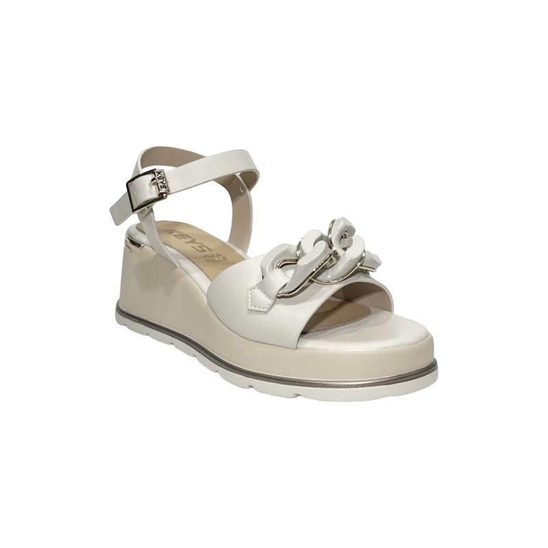 Keys K-11000 sandali donna in pelle color beige