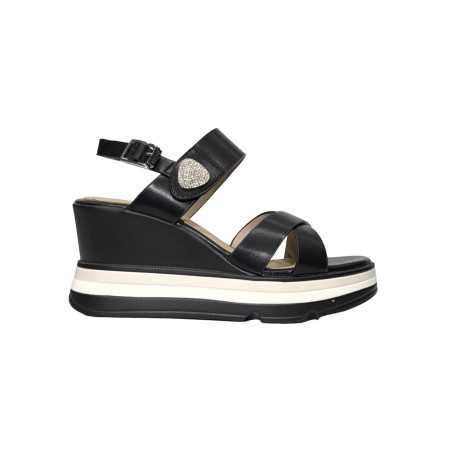 Keys K-11021 sandali donna in pelle color nero