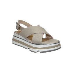 Keys K-11013 sandali donna in pelle color beige 2
