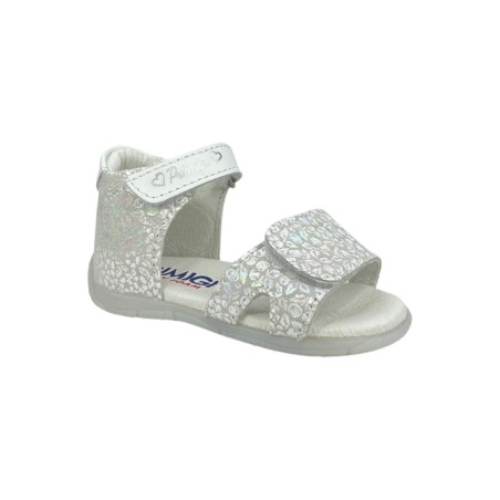 Primigi 3910211 sandali bambina in pelle bianco multicolor