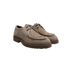 EXTON 683 mocassini uomo in camoscio beige