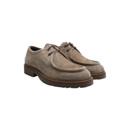 EXTON 683 mocassini uomo in camoscio beige