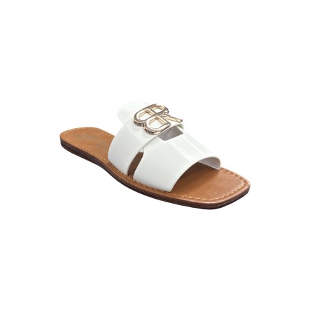 Renato Balestra RH0105 sandali donna in similpelle bianchi