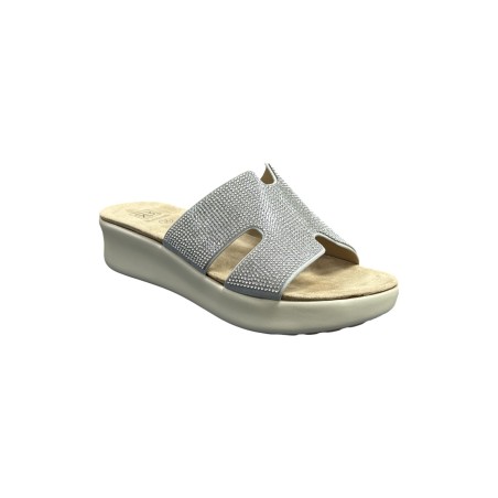 Renato Balestra RBZ097-16 sandali donna in similpelle argento