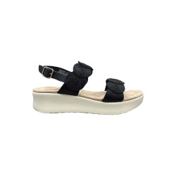 Renato Balestra RBZ097-17 sandali donna in tessuto nero