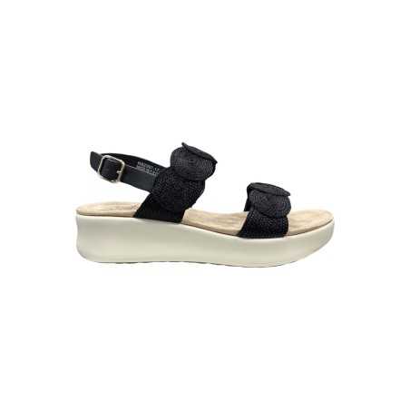 Renato Balestra RBZ097-17 sandali donna in tessuto nero