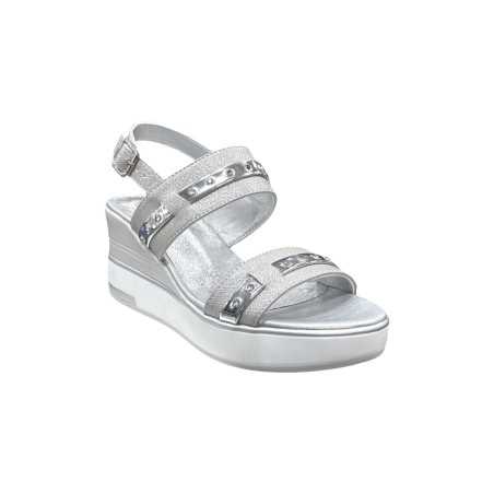 Renato Balestra RB2554 sandali donna in similpelle argento