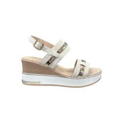 Renato Balestra RB2554 sandali donna in similpelle oro