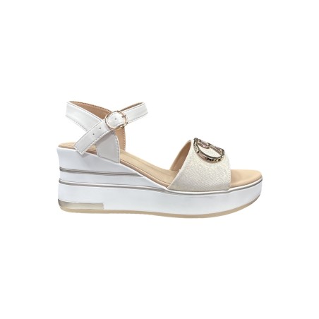 Renato Balestra RB2553 sandali donna in similpelle oro