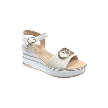Renato Balestra RB2553 sandali donna in similpelle oro