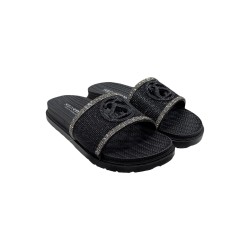 Solo Soprani Beach SSW519N13 sandali mare donna con strass neri