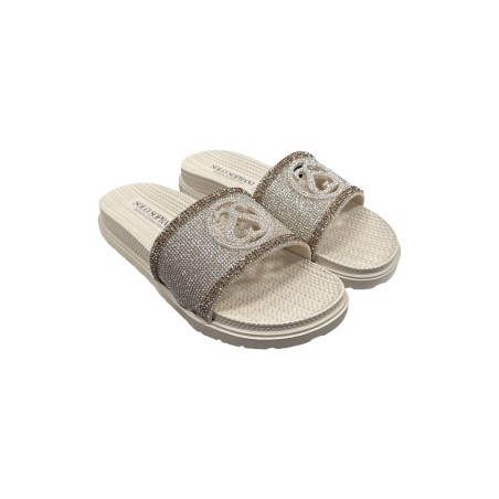Solo Soprani Beach SSW519N13 sandali mare donna con strass oro