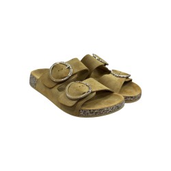 Solo Soprani Beach SSW519N21 sandali donna in nabuk cuoio