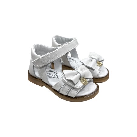 Balducci CITA7003B sandali bambina in vera pelle bianco