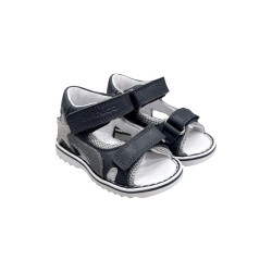 Balducci CITA6988G sandali bambino in vera pelle blu/grigio