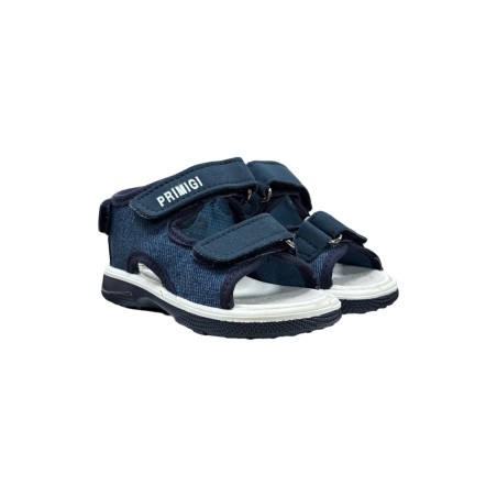 Primigi 7862522 sandali bambino in pelle e tessuto blu