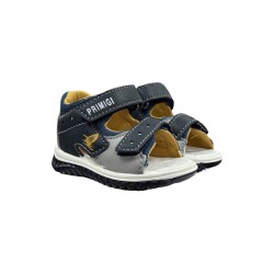 Primigi 7867222 sandali bambino in pelle blu multicolor