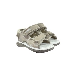Primigi 7862533 sandali bambino in pelle e tessuto beige