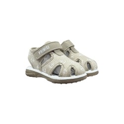 Primigi 7862733 sandali bambino in pelle e tessuto beige