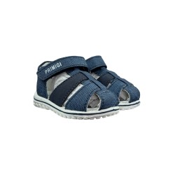 Primigi 7864655 sandali bambino in pelle e tessuto blu