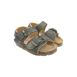 Bionatura LUCA-I-A-CRZVERD sandali bambino in pelle verde
