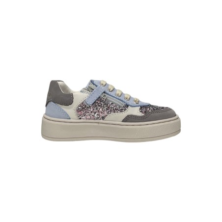 Balducci Kids KIAB1091 sneakers bambina in pelle glitter lilla