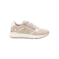 Xti 143538 sneakers donna in similpelle beige