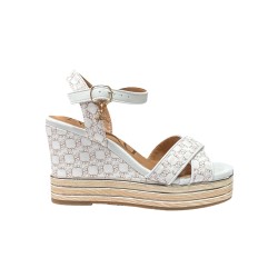 Nazareno Gabrielli 7316 sandali donna in pelle bianco