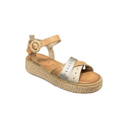 Carmela 162352 sandali donna in pelle camel 2