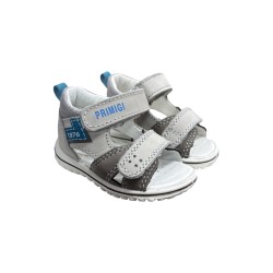 Primigi 7865022 sandali bambino in pelle nabuk grigio