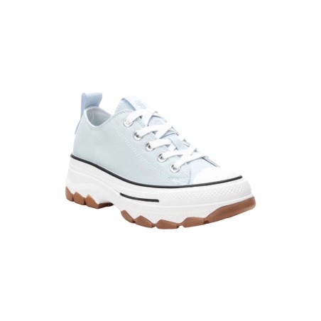 Refresh 172477 sneakers donna in tessuto verde acqua