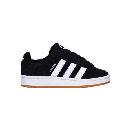 Adidas Campus 00s J HQ6638 Sneakers unisex da ragazzo in camoscio nero