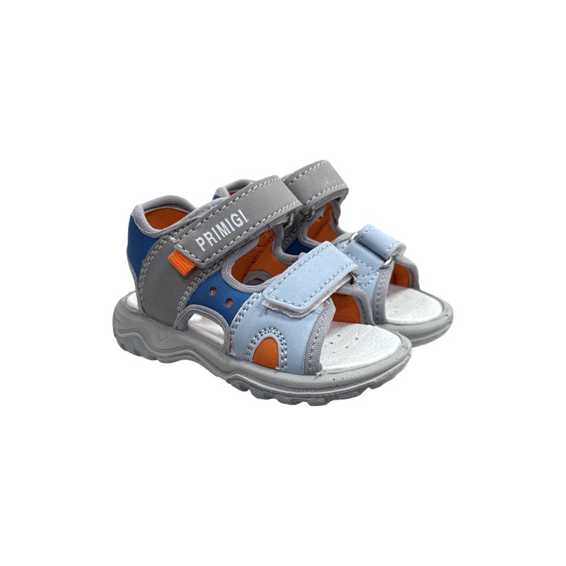 Primigi 7869222 sandali bambino in pelle nabuk celeste