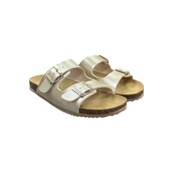 Bionatura BKTHESD-25-PMBEI sandali donna in pelle perla/beige