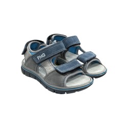 Primigi 7895222 sandali bambino in camoscio grigio/jeans